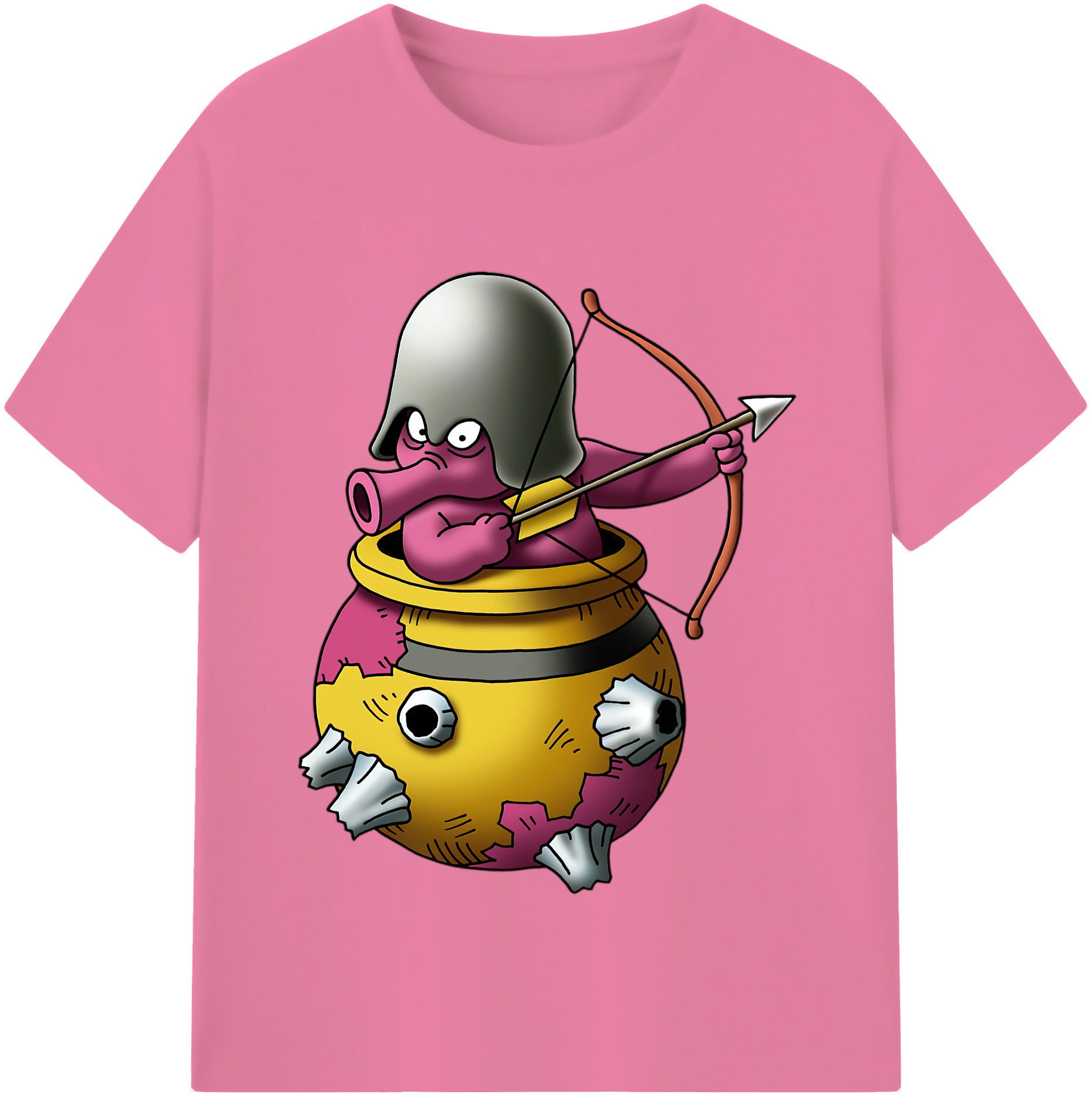 （画像用） ドラゴンクエスト Doragon Kuesuto Dragon Quest 綿100％半袖Tシャツ（フロントプリント）